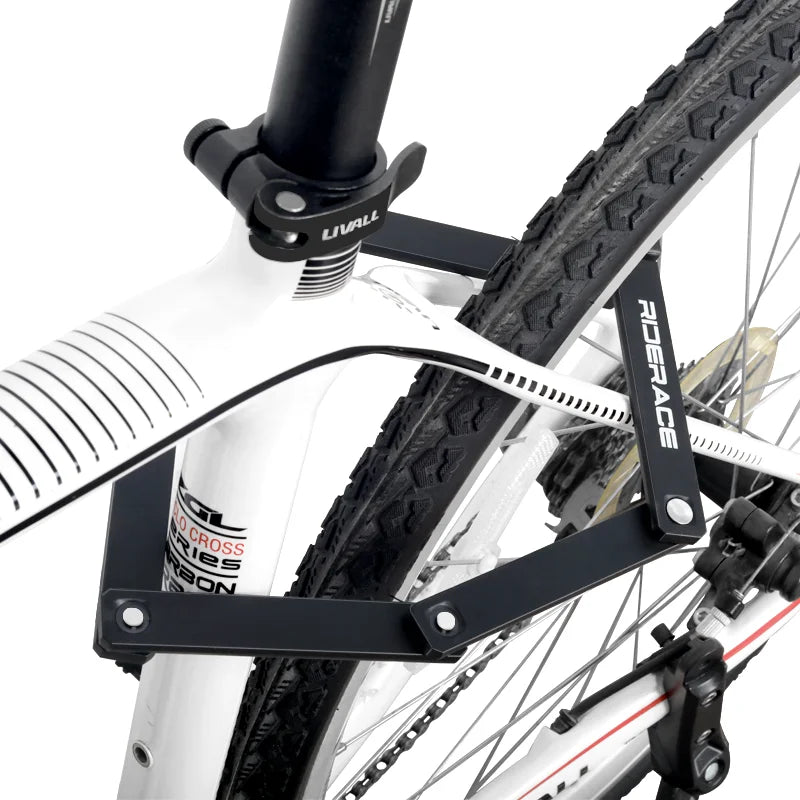 RIDERACE Foldable Bicycle Password Lock Portable Anti-Theft MTB Mountain Bike Scooter Electric E-Bike Road Cycling Folding Locks