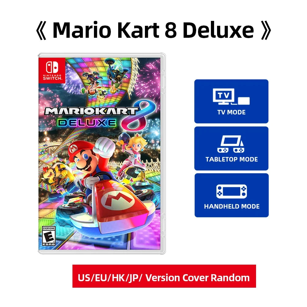 Nintendo Switch Game Deals Mario Kart 8 Deluxe Support 13 Languages TV Tabletop Handheld for Switch OLED Lite Console