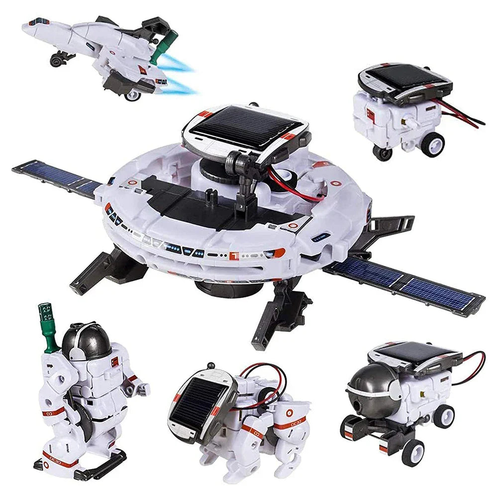 Science Experiment Solar Robot Kids Educational Toys 11 in 1 STEM Technology Gadgets Kits Learning Scientific Toys for Children