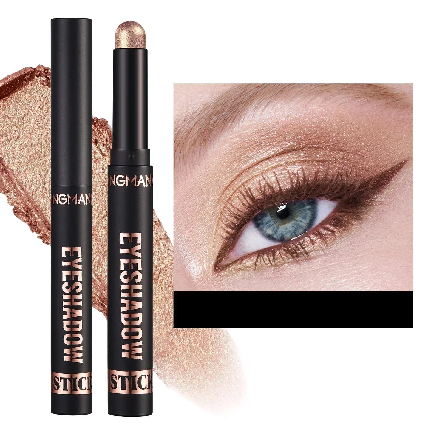 Pearlescent Eyeshadow Sticks Waterproof Not Smudge Easy To Color Eye Shadow Makeup Pigment Glitter Shimmer Lasting Eyeshadow Pen