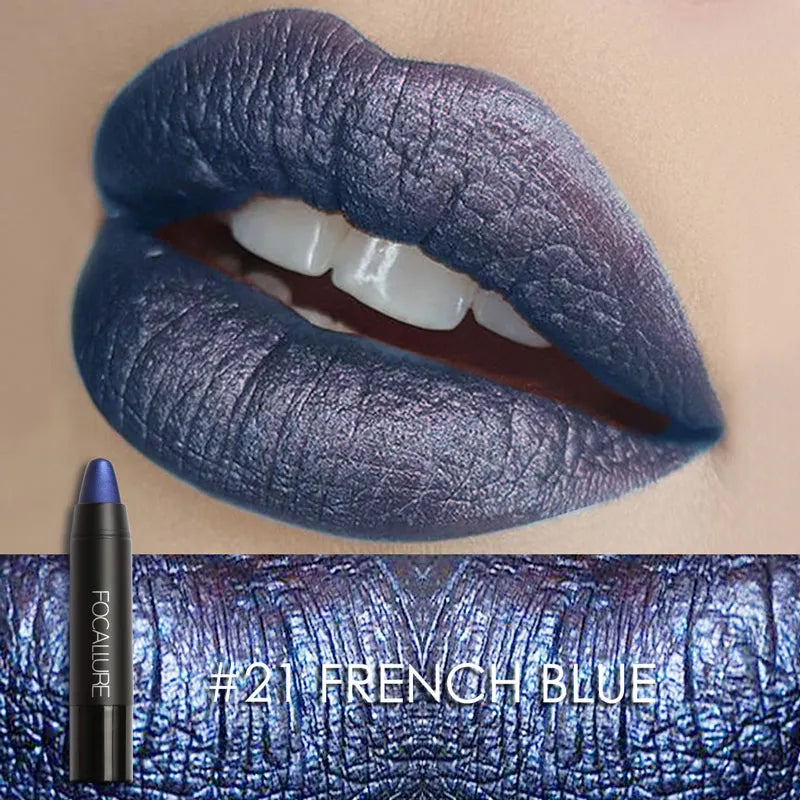 FOCALLURE 31 Colors Matte Lipstick Pencil High Crayons Gloss Long-lasting Waterproof Lip Balm Pen Lips Makeup Women Cosmetics