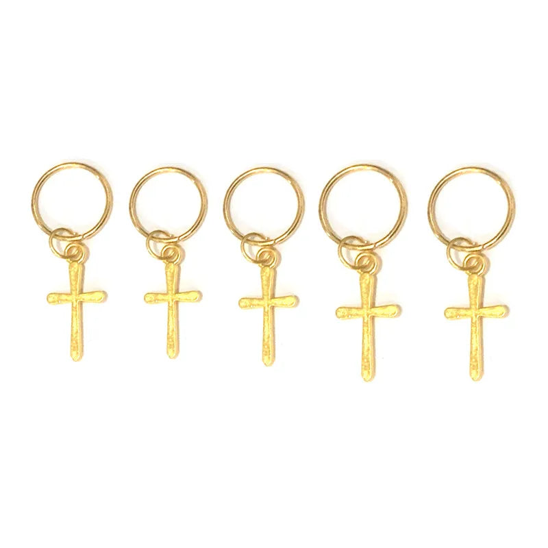 Hair Braid Dreadlock Beads Clips Charms African Braids Cuffs Rings Hip Hop Style Jewelry Dreadlock Clasps Accessories