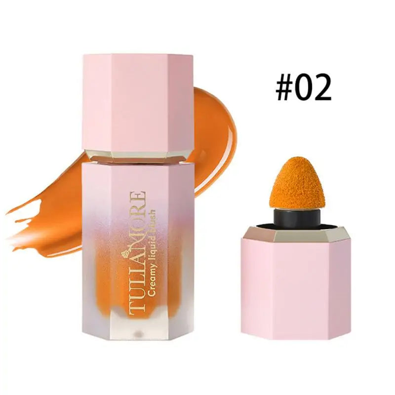 Matte Velet Liquid Blush Moisturizing Lip Gloss Cheek Blusher Durable Natural Tint Face Rouge Cream Blush Stick Beauty Cosmetics