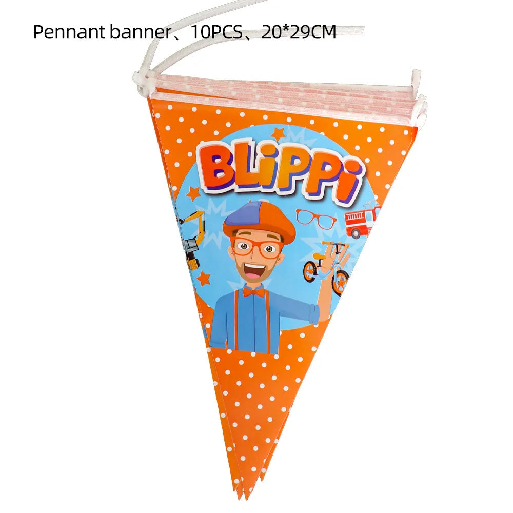 Bli-Ppi-Toy English Teacher Theme Birthday Party Decorative Disposable Tableware Set Background Balloon Banner Baby Shower Gift