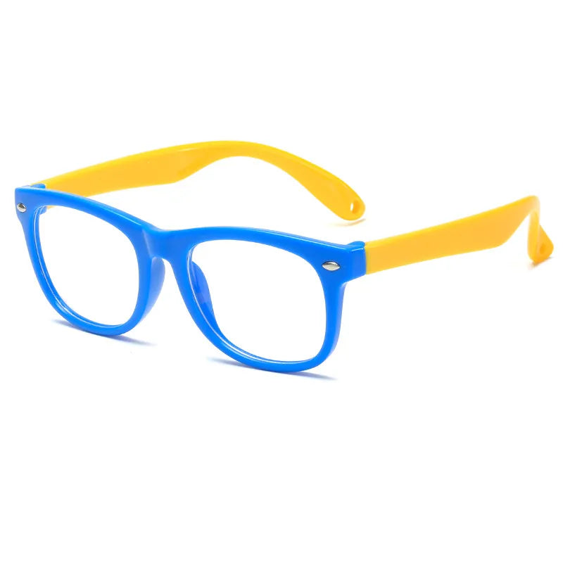Zilead Kids Computer Glasses Blue Light Blocking Filter Gaming Goggles Silicone Frame Eyeglasses Child Anti-Blue Ray Eyewear
