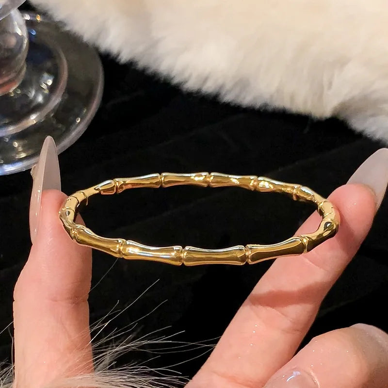 Silver Color Stainless Steel Colorfast Bracelets Skyful Star Bracelet Set for Women Fashion Light Luxury Jewelry Gifts Wholesale