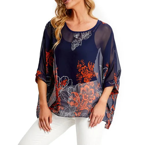 BHflutter 4XL 5XL 6XL Plus Size Women Blouse 2022 Sexy Off Shoulder Leopard Print Summer Tops Tees Casual Chiffon Blouses Shirts