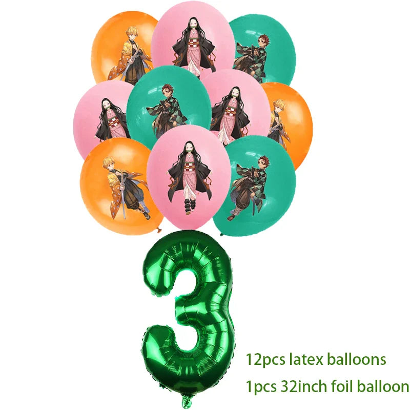 Anima Demon Slayer Party Decoration Supplies