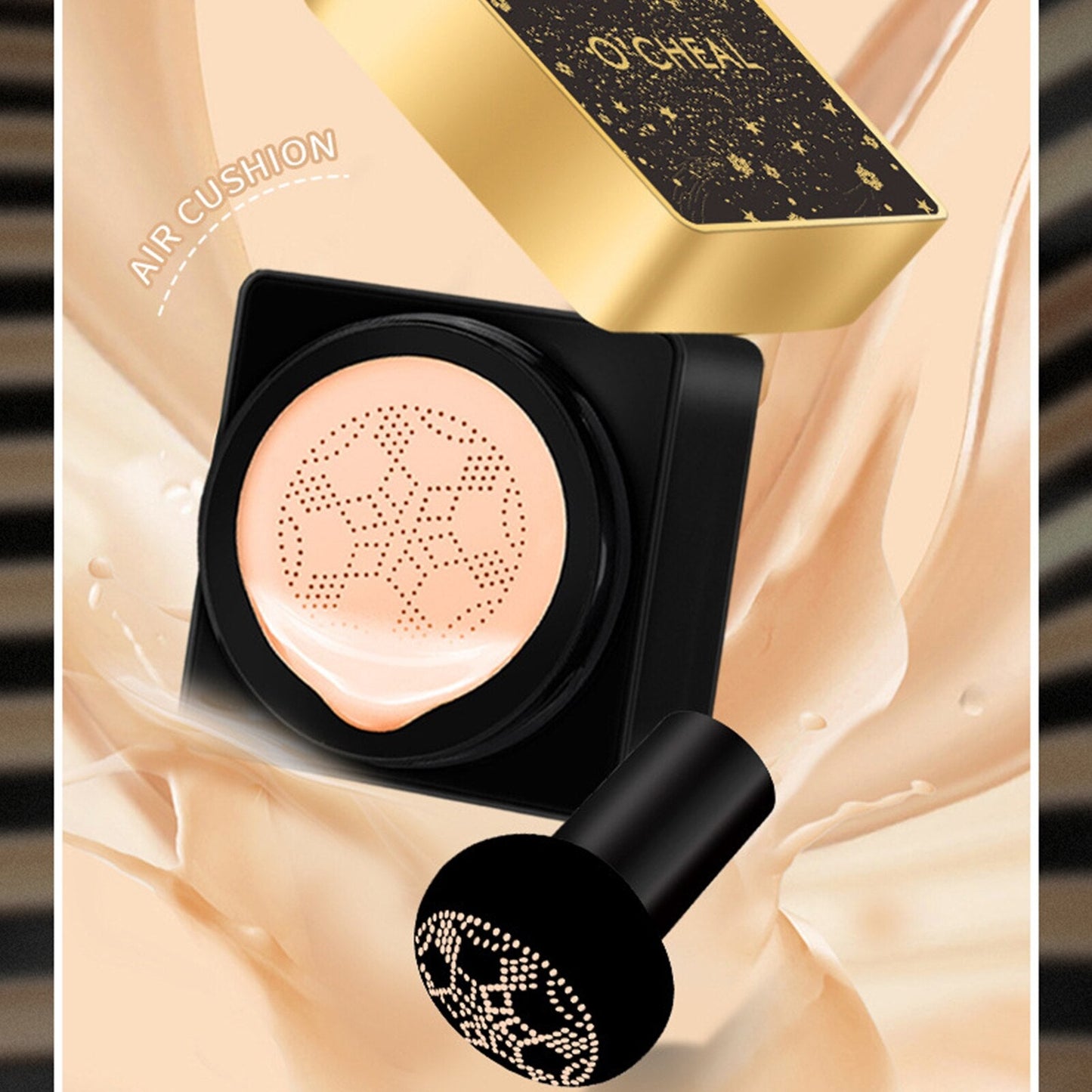 Mushroom Head Foundation CC Cream Foundation Full Coverage Concealer Moisturizing BB Cream Foundation Full Coverage Create A
