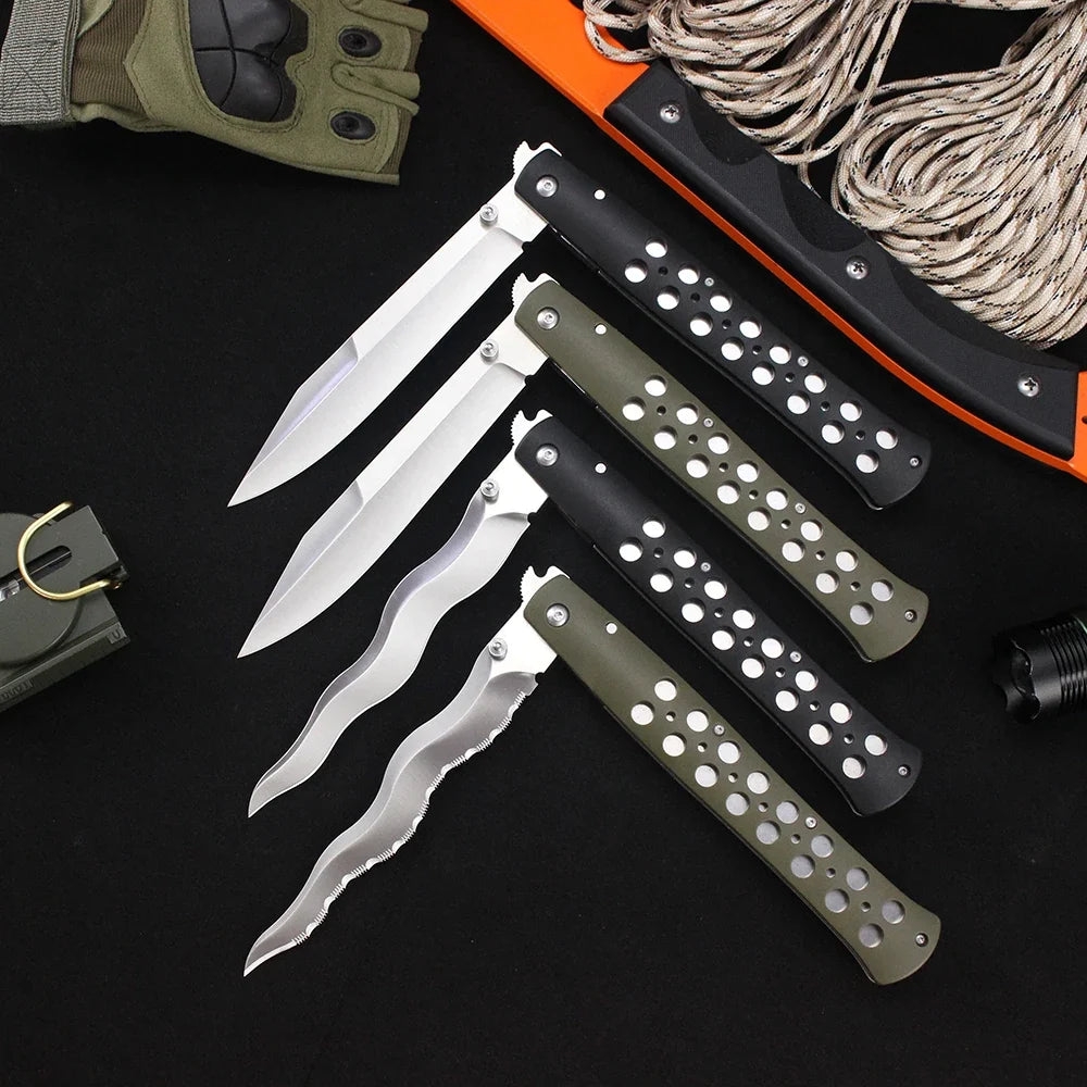 Folding Knife TI LITE Flipper Knife S35VN Blade Outdoor Professional Military Tactical Hunting Survival Self defense Knives Tool