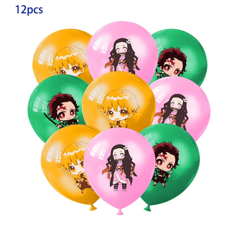 Anima Demon Slayer Party Decoration Supplies