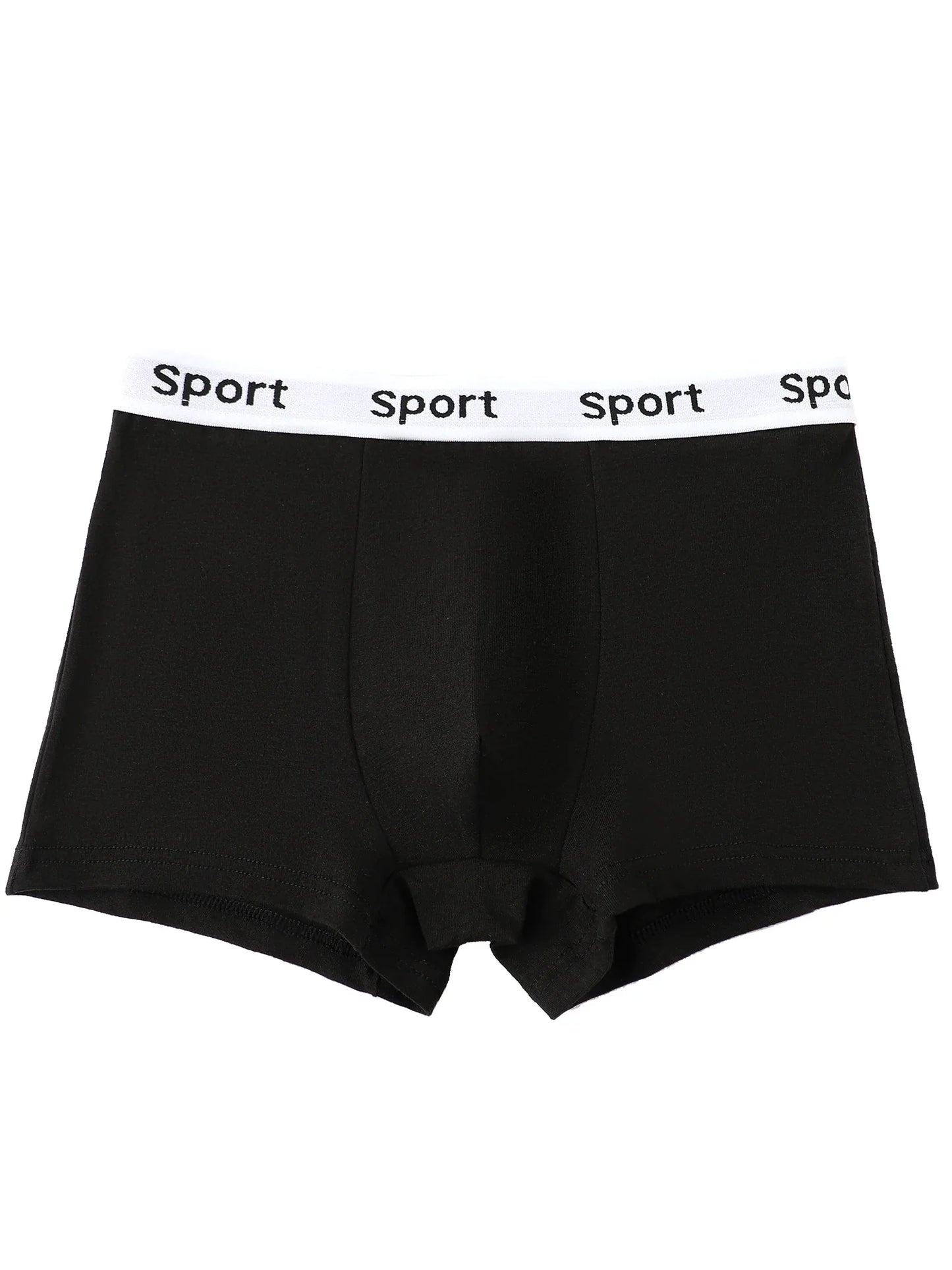 7 pieces mixed boys' underwear 8-14 years old solid color breathable soft stretch 95% cotton boy's boxer briefs
