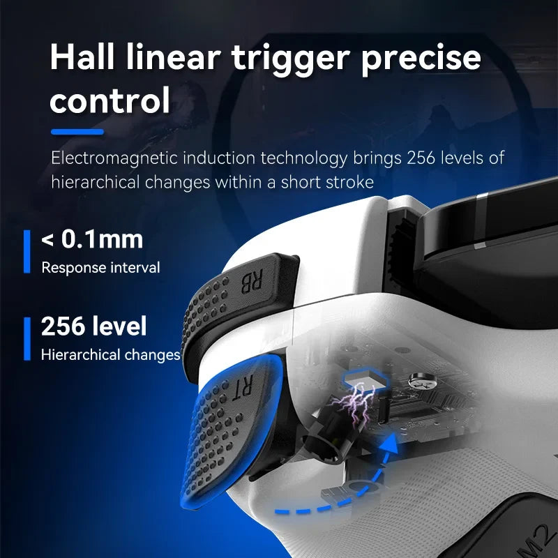 BSP-D11 Stretchable Game Controller Hall Trigger Supports Android Phone/Tablet/Switch/PC/iOS/XBOX Streaming Controller