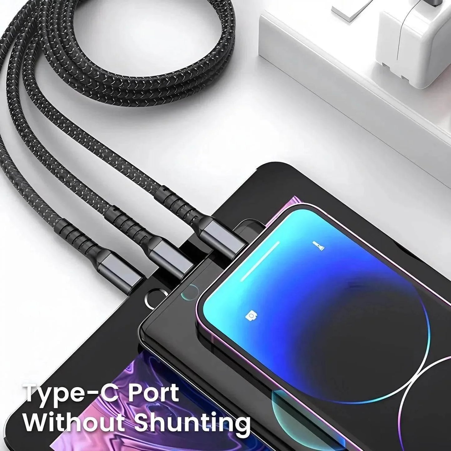 Transparent 3-in-1 Super Fast Charging Cable
