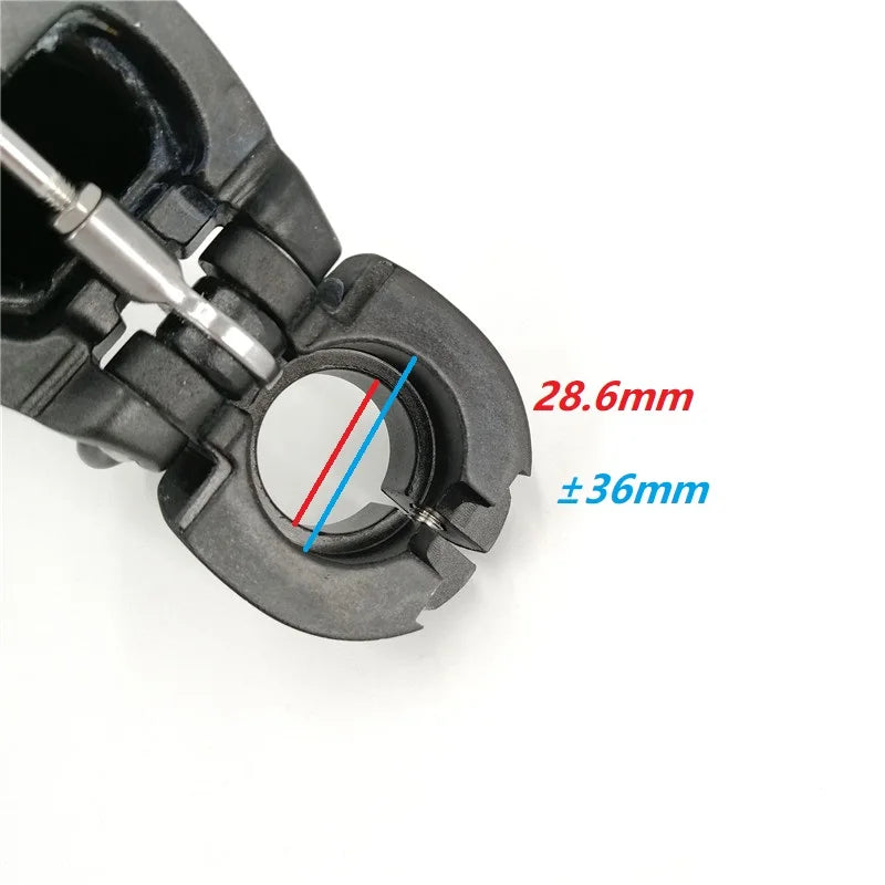 Litepro Right Folding Stem Electric Folding Bike Double Section Stem Aluminum Alloy Telescopic Adjustable Bike Stem