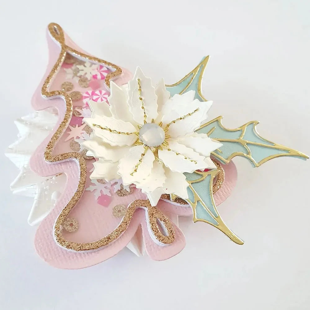 KSCRAFT Christmas Tree Cookie Shaker Metal Cutting Dies Stencils for DIY Scrapbooking Decorative Embossing DIY Paper Cards