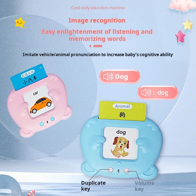 English digital camera children's educational enlightenment early learning machine children's intelligence development toy card