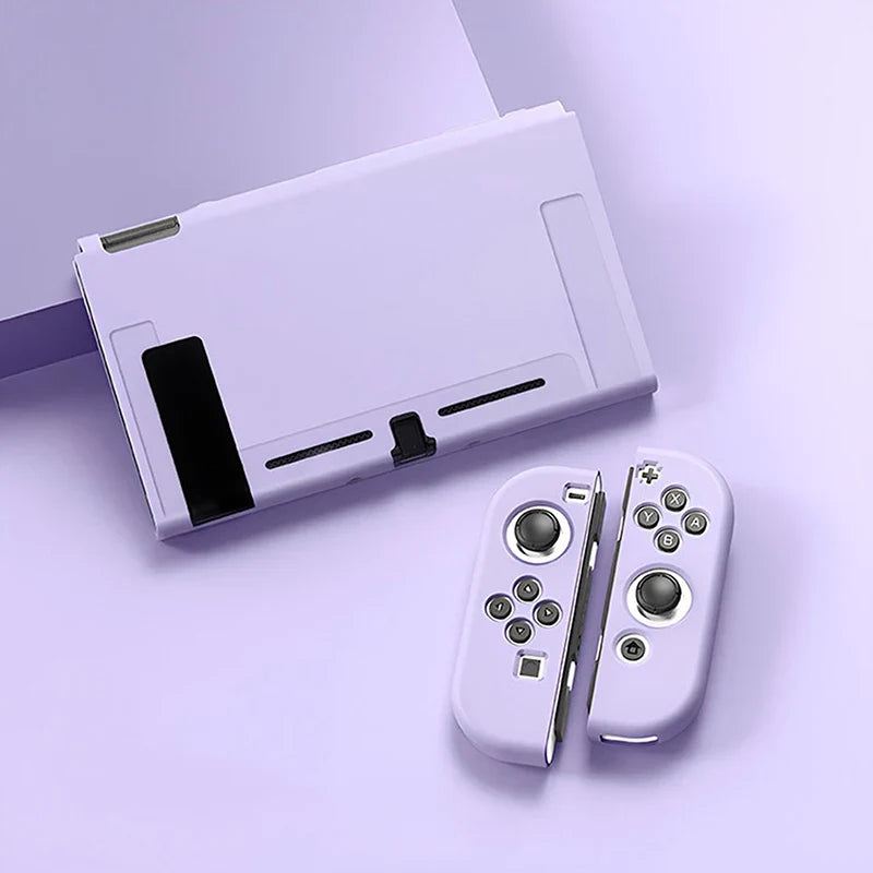 NEW Protective Case Compatible With  Switch OLED Console And Joy-Cons, Switch Can Be Inserted In Dock With Shell