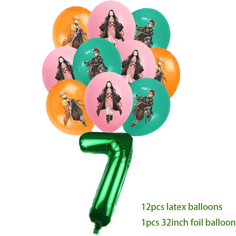 Anima Demon Slayer Party Decoration Supplies