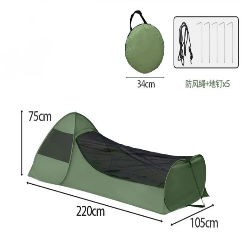 Lightweight Camping Tent Portable Lightweight Pop-up Tent Mountaineering tourism Outdoor Camping Single Bed Mosquito Net