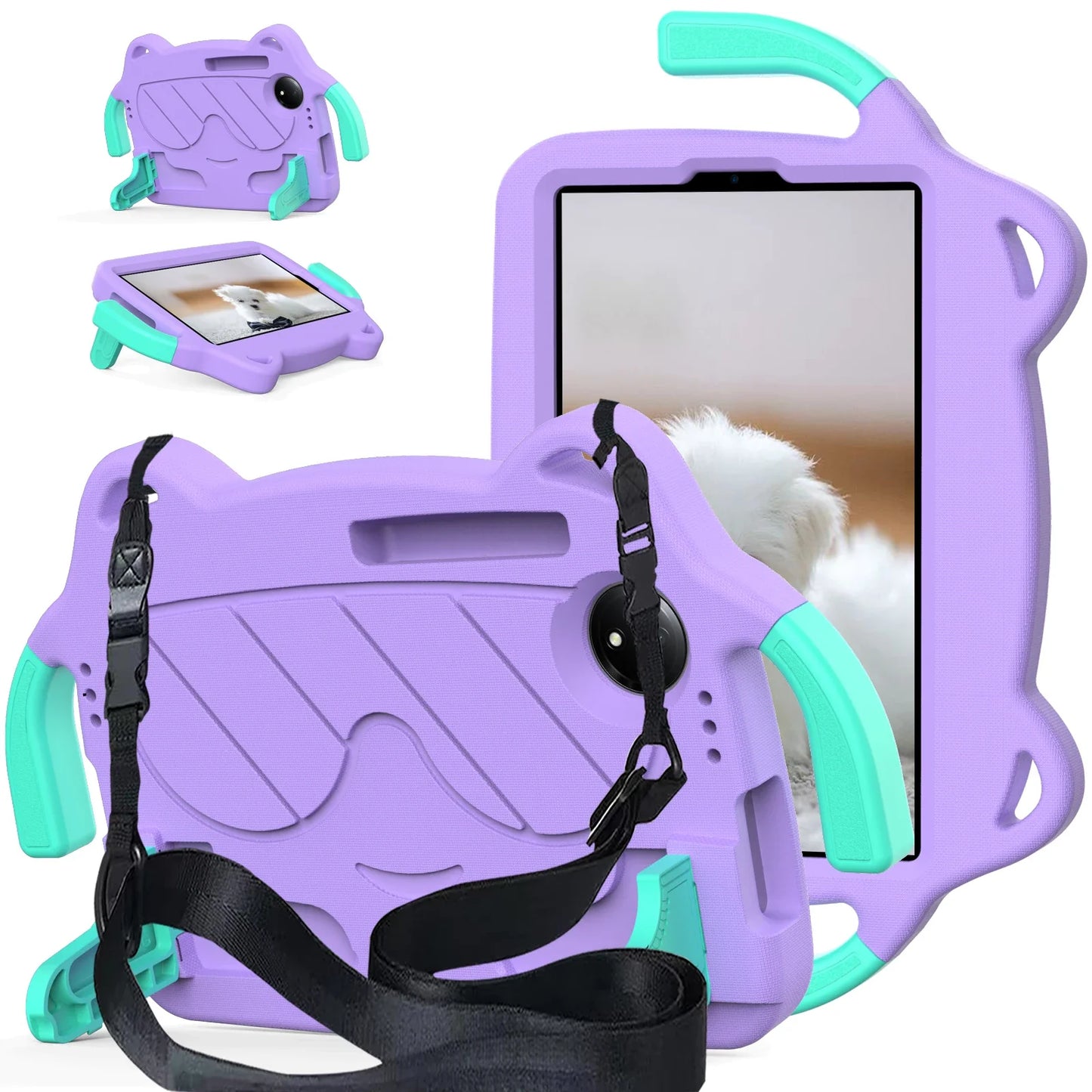 Cartoon EVA+PC Case For Redmi Pad SE 8.7" 2024 Tablet Safe Cover For Redmi Pad SE 4G 2024 tablet protective case with Kickstand