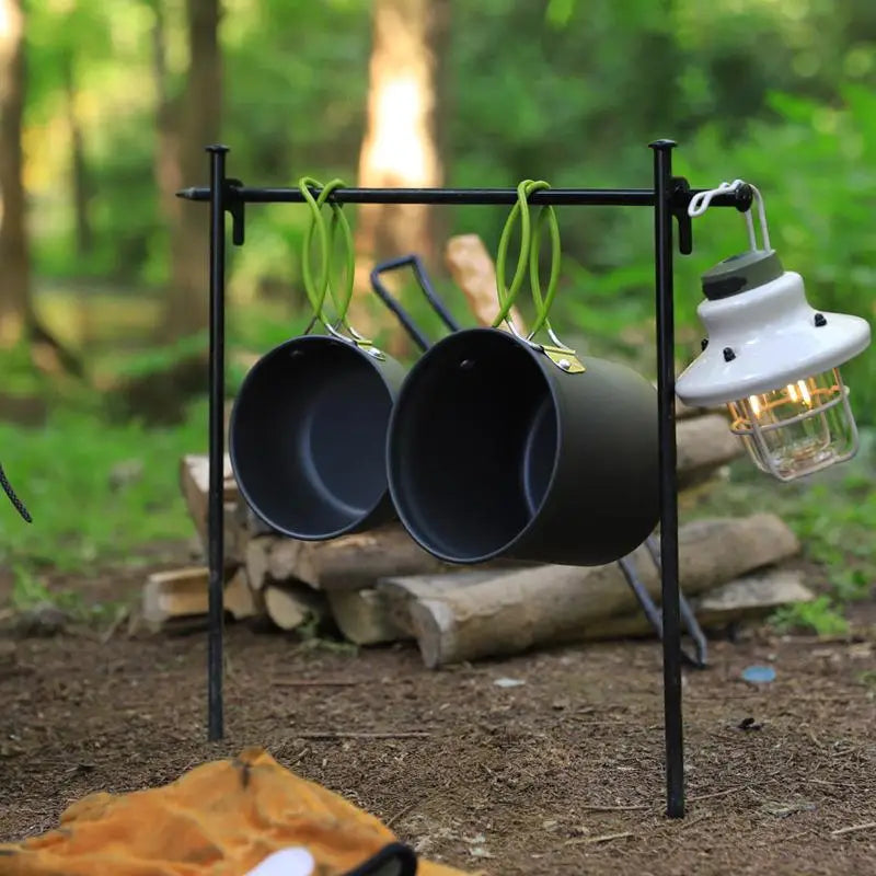 Ultralight Camping Pot Set: Camping Cookware Mess Kit (Outdoor Cooking Tableware) – For Hiking, Trekking, Picnic, Fishing, Mount