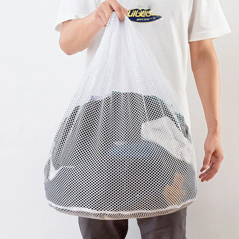 Big Size Large Washing Laundry Bag Mesh Organizer Net Dirty Bra Socks Underwear Shoe Storag Wash Machine Cover Clothes