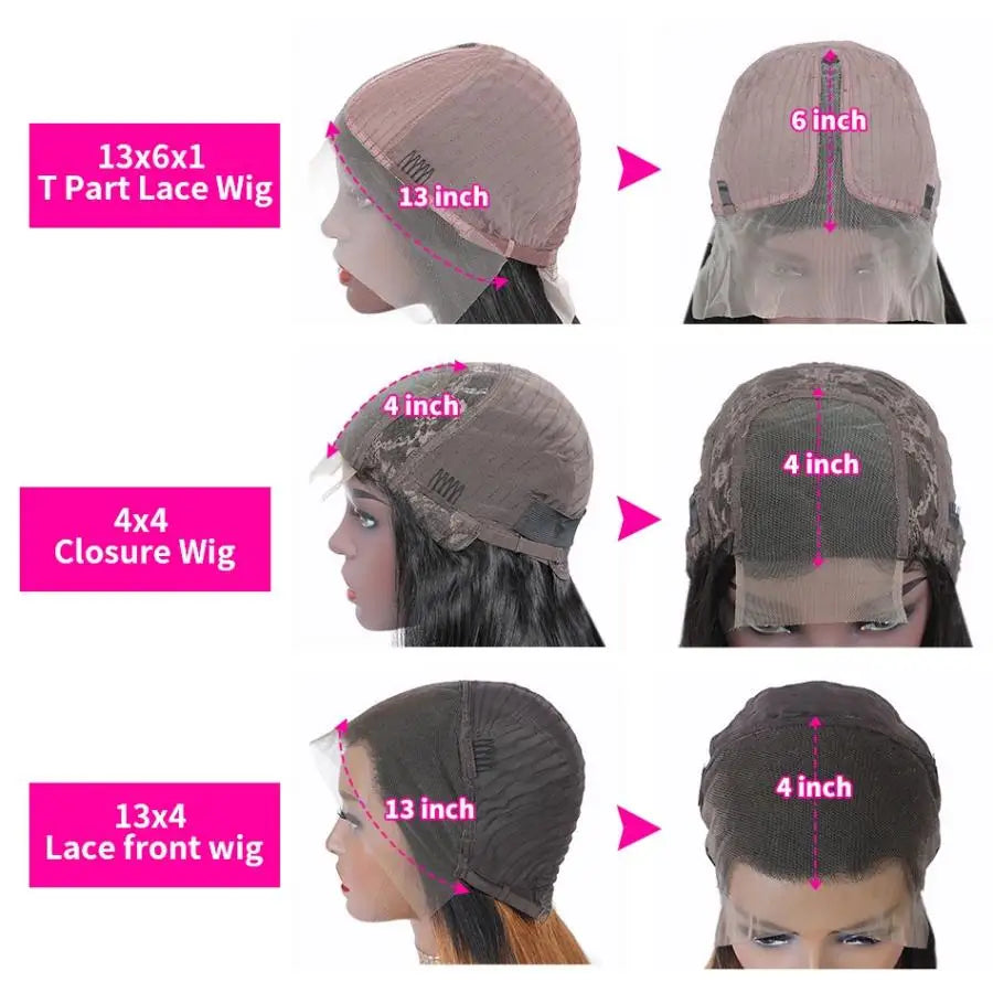 Deep Wave Frontal Wig  13x4 Hd Lace Frontal Wig Curly Lace Front Human Hair Wigs For Women Frontal Wig Human Brazilian hair