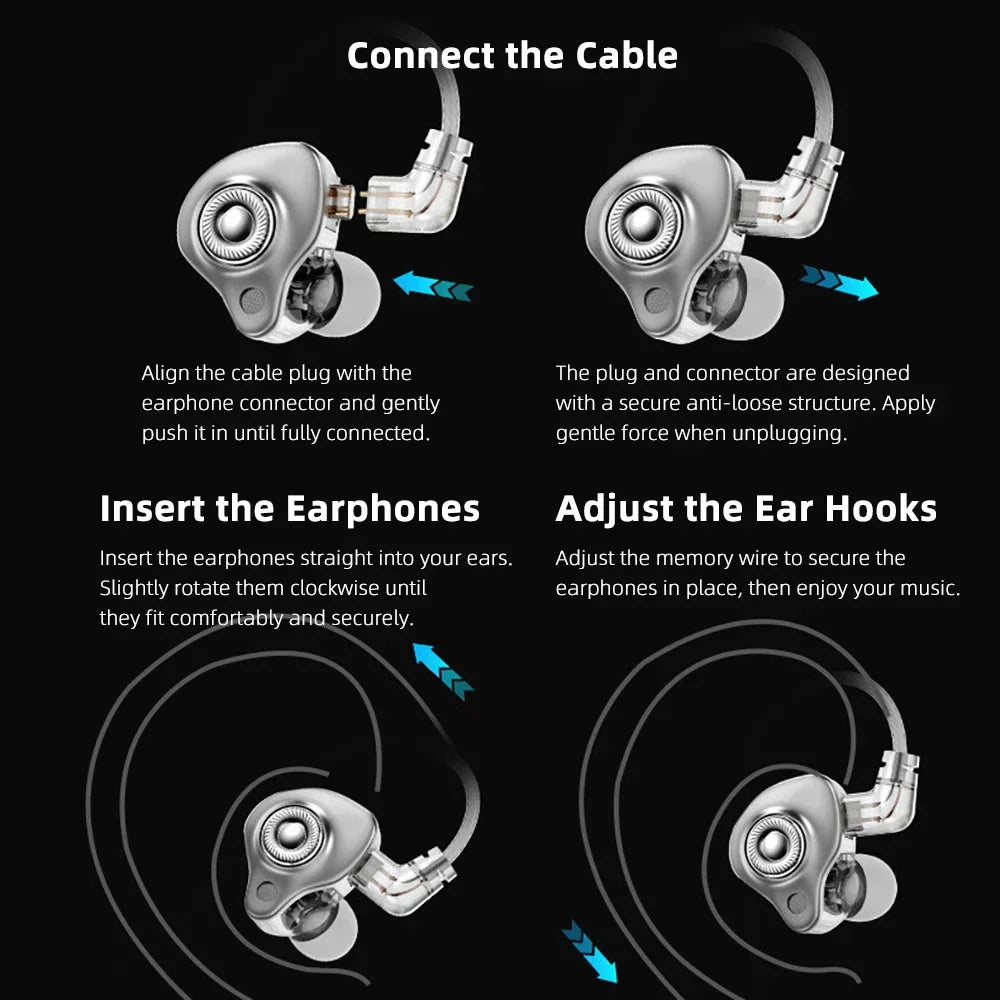 USB C Headphones For Samsung Galaxy S26 S25 Ultra iPhone 17 16 Earphones Wired HiFi Bass Stereo Music Earbuds Gaming  with MIC