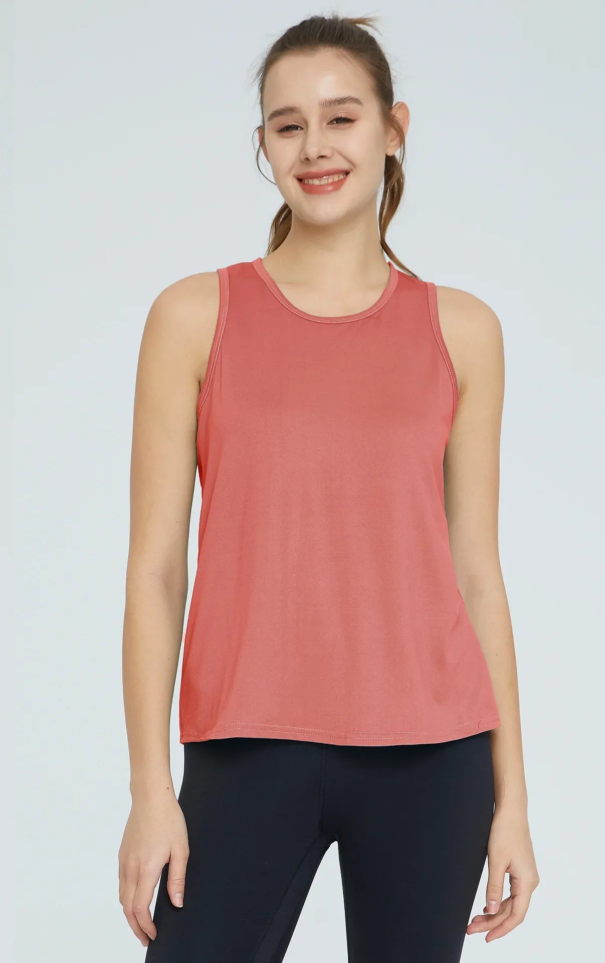 2024New 4Colors S-XL Sexy Sleeveless Blazer Women Loose Training Fitness Running Outdoor Gym Beauty Back Slimming Yoga Vest