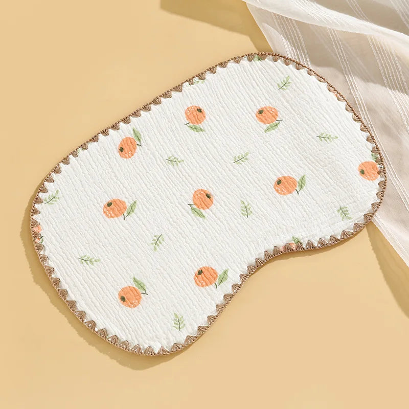 Newborn Baby 10-layer Cotton Gauze Flat Pillow Newborn Pillow Towel Baby Cloud Pillow Anti-vomiting Pillow