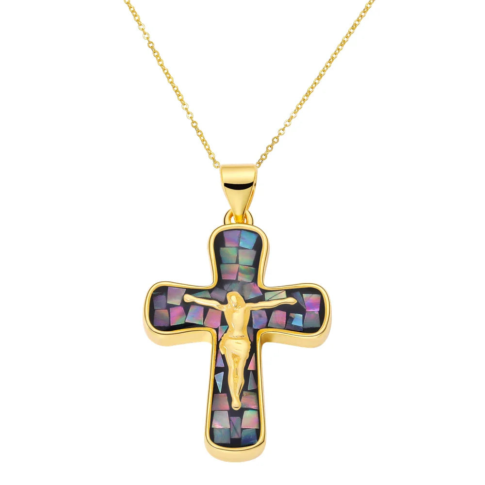 Juya 18K Real Gold Plated Micro Pave Zircon Butterfly Horse Bees Cat Leopard Pendant Necklace For Women Birthday Christmas Gift