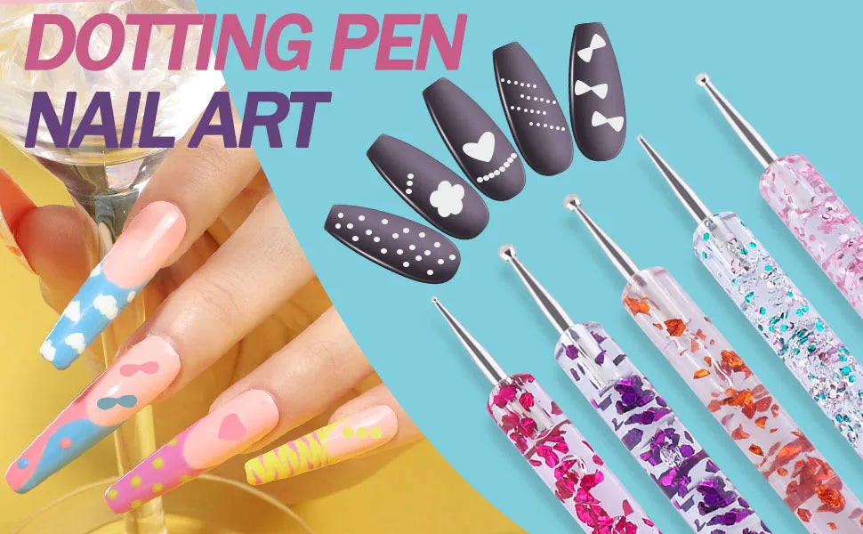 31-Piece UV Gel Nail Brush Set, UV Gel Nail Brushes, Including Dotting Brushes, Carving, Painting, and Gradient Brushes