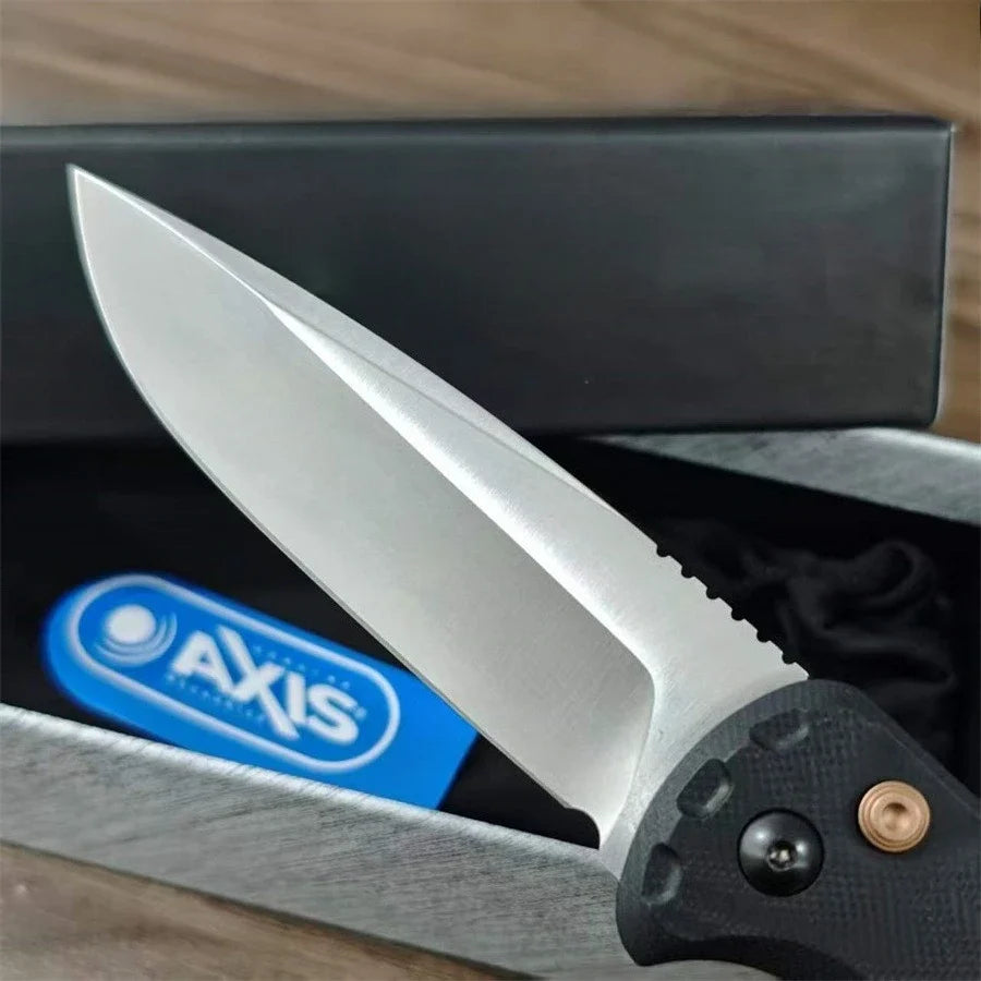 BM 4300 Folding Knife G10 Handle Wilderness Exploration, Hunting, Tactical Combat, Ergonomic Handle, EDC Multi-functional Knives
