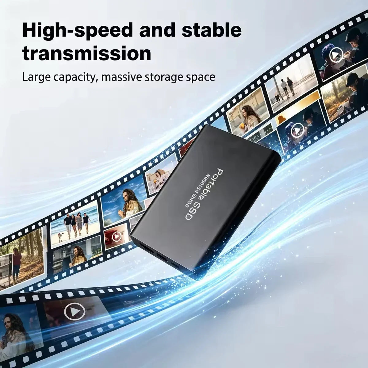 Reliable Brand 1TB External Hard Drive  Portable SSD  2TB 4TB  USB 3.1 High Speed Solid State Disk Data Storage