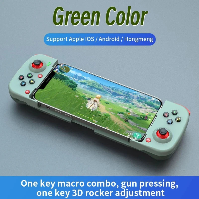 Wireless BT 5.0 Stretchable Game Controller For Mobile Phone Android IOS Gamepad Joystick Retractable Gamepads Switch PC Steam