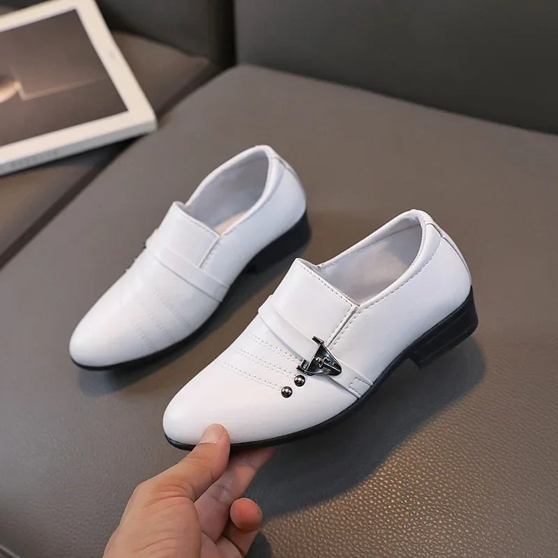 Spring Autumn Boy Leather Shoe, Fashion Causal  Slip-on Loafers.