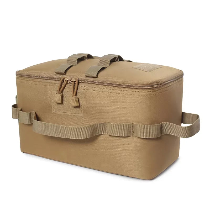 Camping Storage Bag Large Capacity Camping Storage Bag Outdoor Ground Nail Tool Organizer Picnic Cookware Utensils Carry Pouches