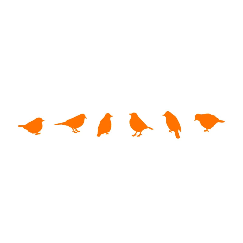 Birds Vinyl Wall Sticker Modern Home Decoration, DIY Creative Bird Decal For Car Window Laptop Decor
