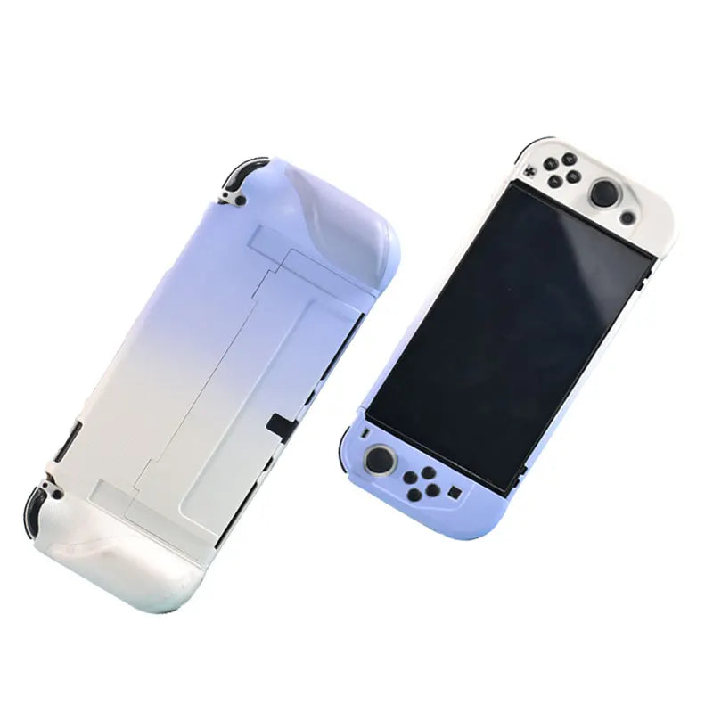 2023 New Switch OLED Case Game Console All-in-One Case Surface Silicone Oily Grip Color Clash