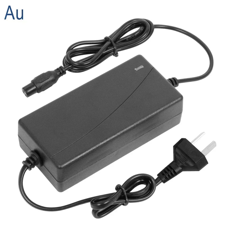 42v 2A Lithium Electric E Bike Battery Charger Li ion Chargers for Ebike Hoverboard Self-Balancing Scooter Bicycle Accessories
