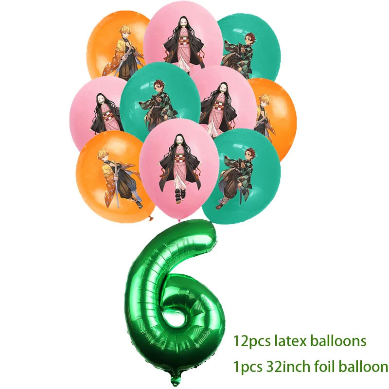 Anima Demon Slayer Party Decoration Supplies
