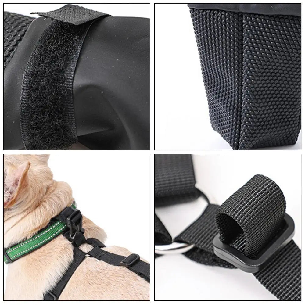 Dog Shoes Waterproof Breathable Pet Shoes Adjustable Boots Pet Breathable Shoes Outdoor Walking Soft French Bulldog Paws protect
