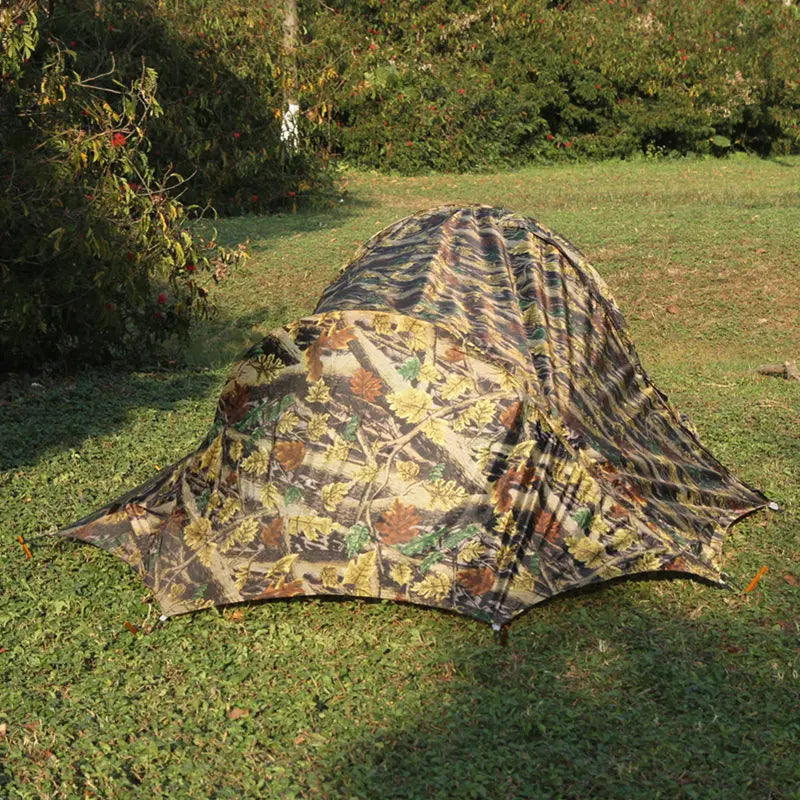 Outdoor camping single tent one off the ground sleeping folding camp bed self-driving fishing tent crib baby camp