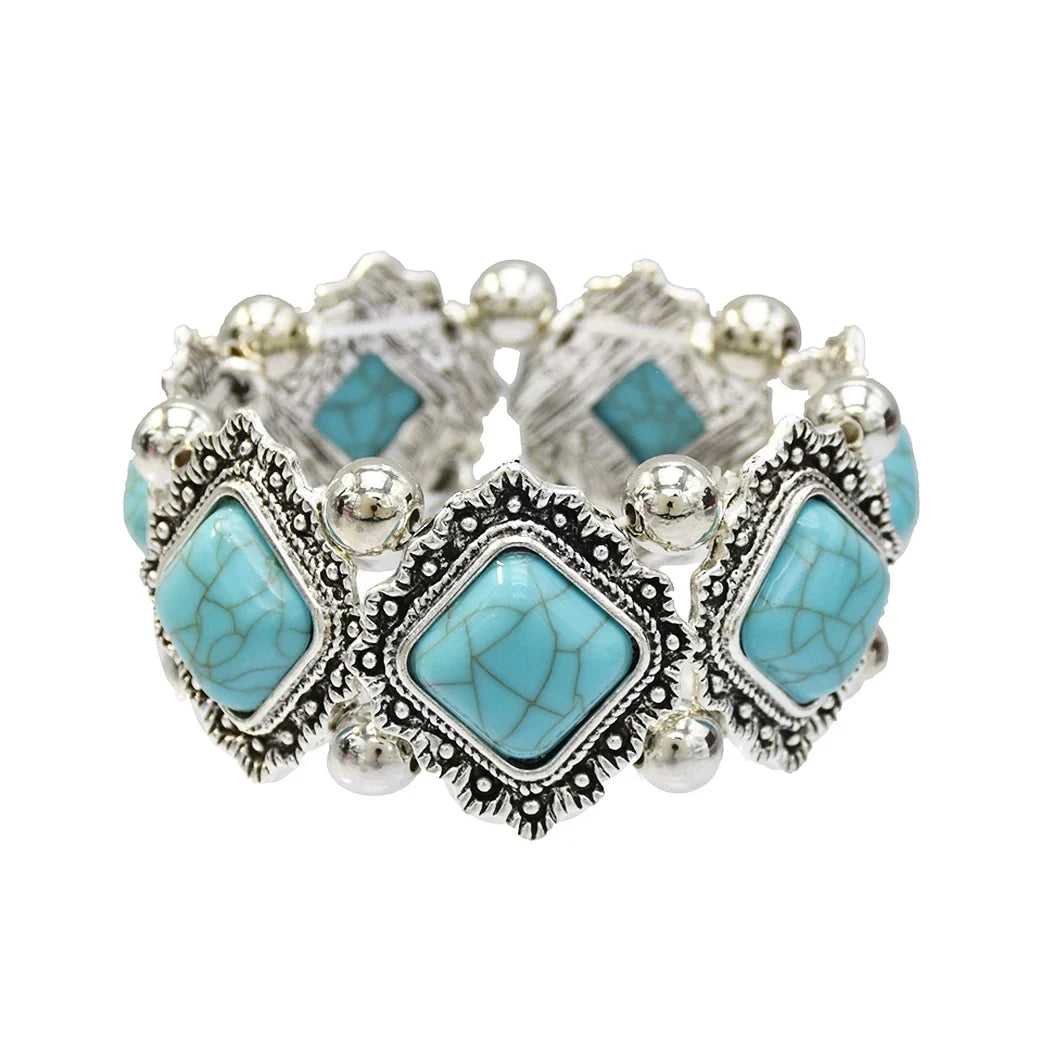 Gypsy Bohemian Coin Bracelets for Women Metal Vintage Flower Statement Bracelets Festival Turkish Beach Jewelry Tribal Ethnic