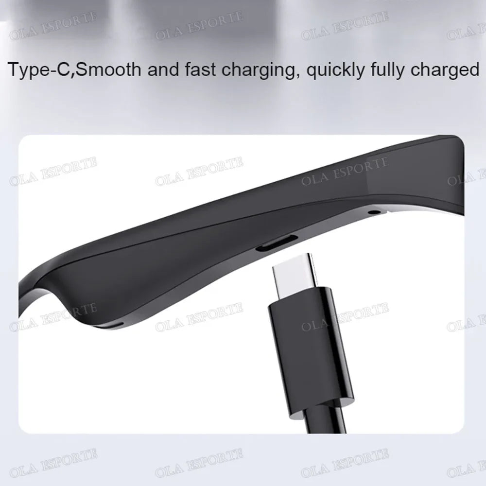 Smart Glasses Men, Women Bluetooth Calling, Music Playback, Outdoor Sports Cycling, UV-proof Sunglasses Smart Audio Glasses.