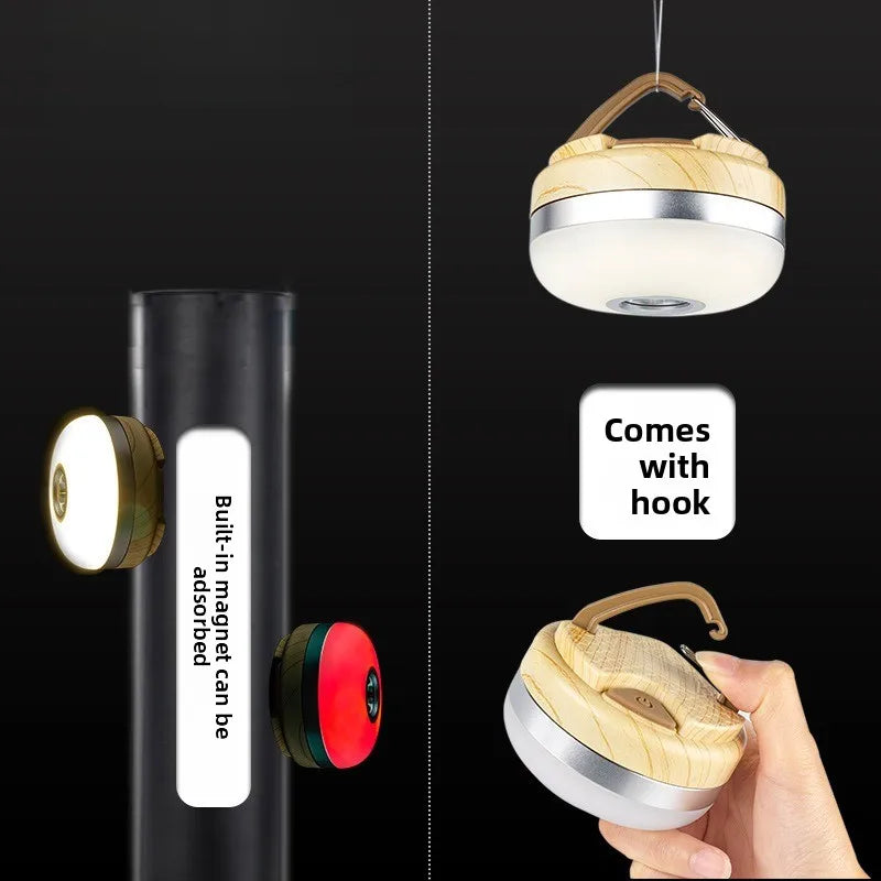 VOLODYMYR Camp Light Camping Lamp Tent Lantern Outdoor Tube Emergency Lighting Flashlight for Car Repair Maintenance Checking