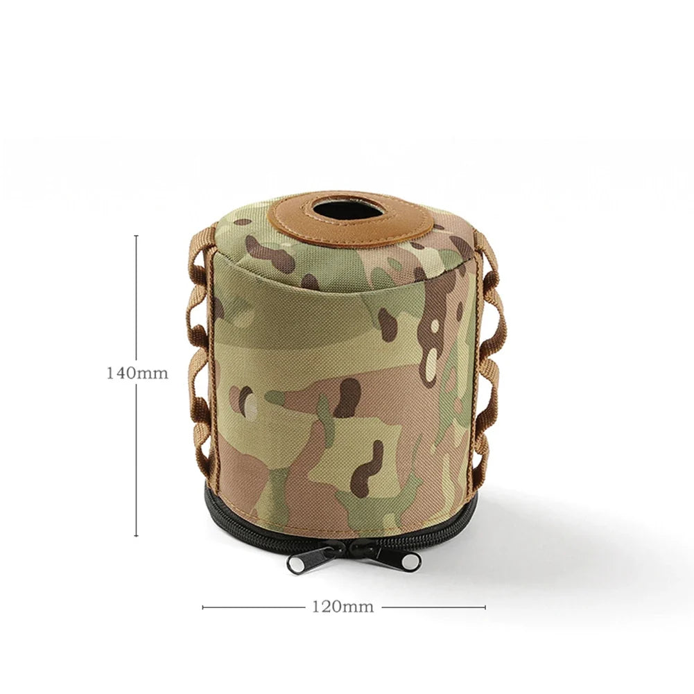 Camping Gas Can Portable Ventilated Propane & Butane Protector Outdoor Gas Case Fuel Cylinder Storage Bag Air Bottle Wrap Sleeve