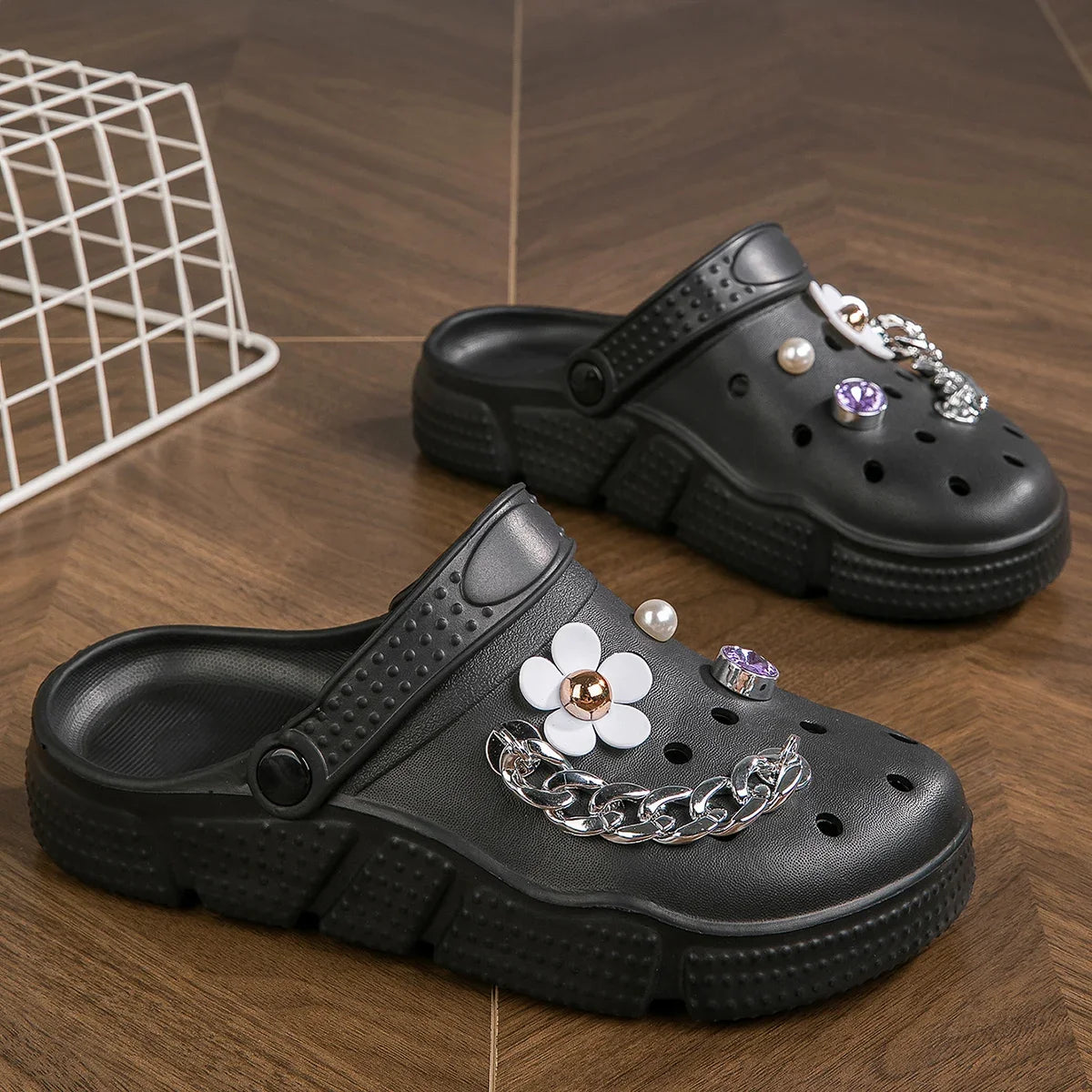 Lightweight Clog and Mules, EVA Garden Shoes, Non-Slip Sandals, Comfortable Slip-On Shoes for Indoor Outdoor, Beach Slippers 888