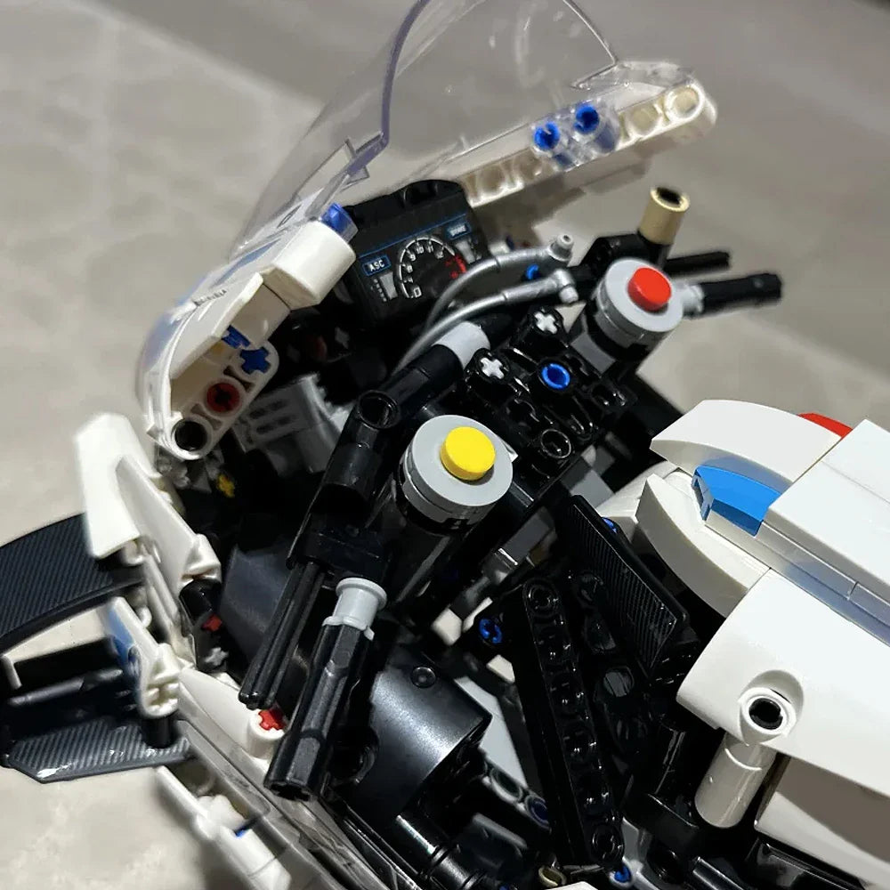 In stock Technical Motorcycle Motorbike Moc Modularize Create Ideas Building Blocks Model Toy Gift 1872pcs 42130